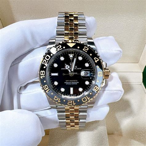 rolex gmt master ii jubilee two tone
